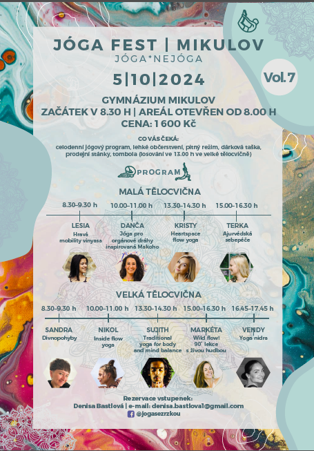 Jóga fest vol.7 - Mikulov - 5.10.2024